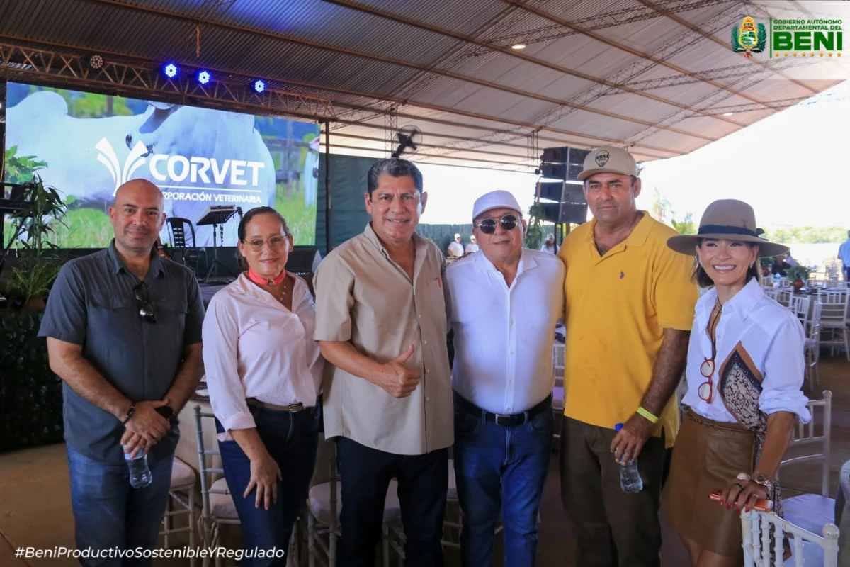 GOBERNADOR JESÚS EGÜEZ DESTACA EL POTENCIAL GANADERO DEL BENI EN EL "SHOPPING DE TOROS EL ORIGEN"