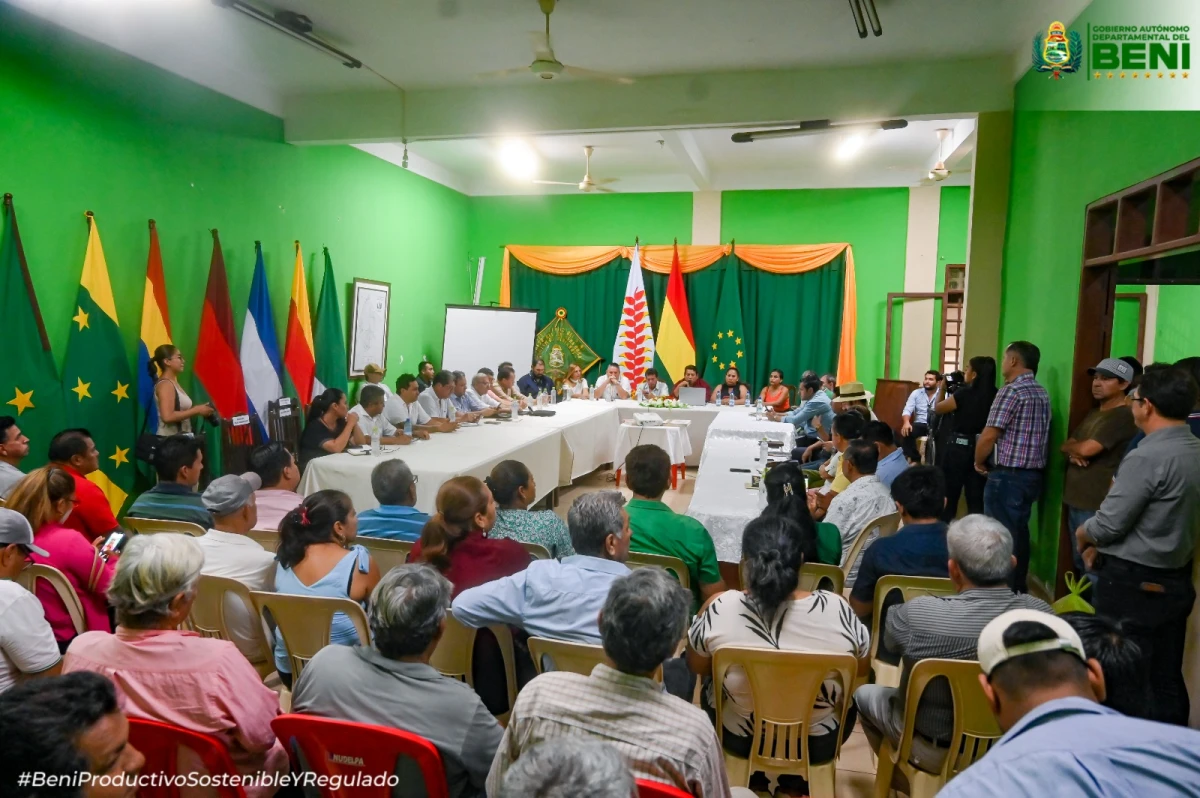 GOBERNACIÓN DEL BENI CONSOLIDA ACUERDOS EN LA ASAMBLEA POR LA BENIANIDAD