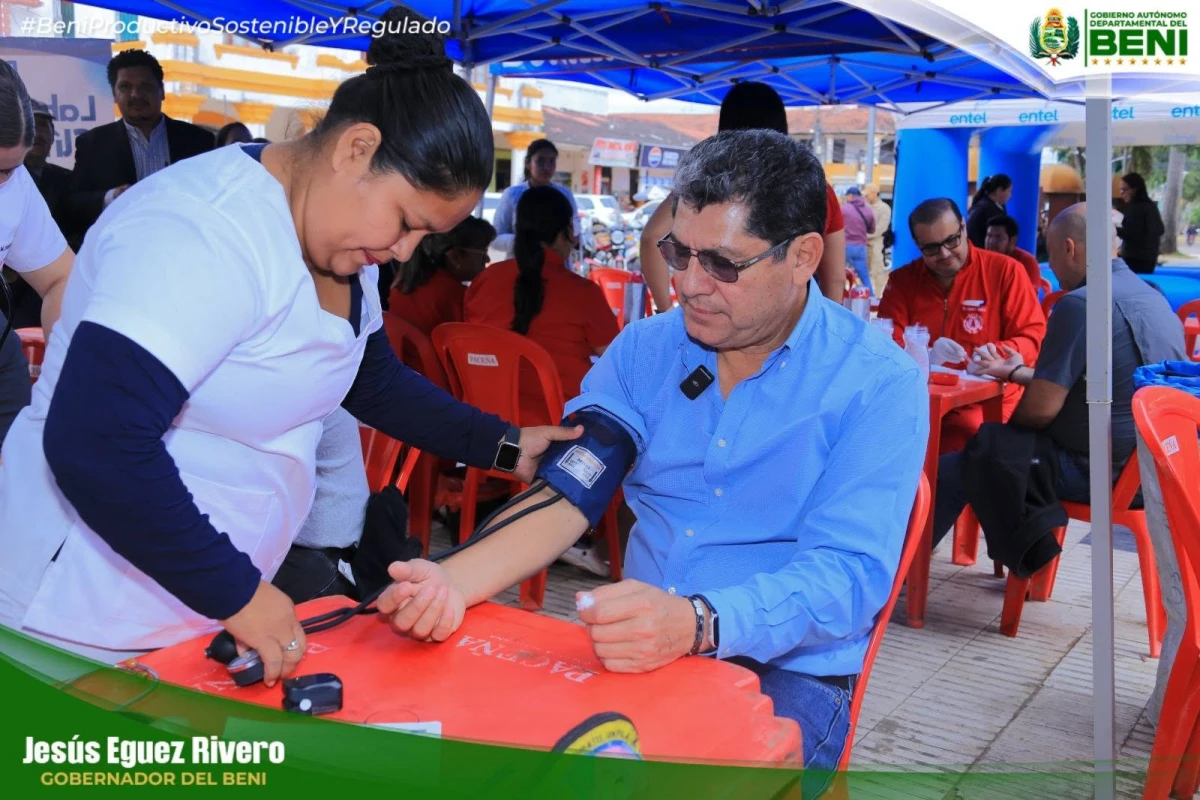 GOBERNACIÓN DEL BENI SE SUMA A LA CAMPAÑA DE DONACIÓN DE SANGRE