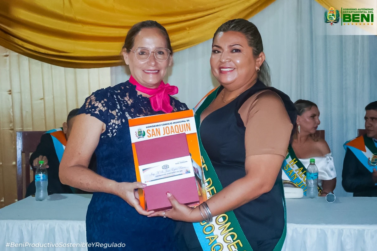 GOBERNACIÓN ACOMPAÑÓ LA SESIÓN DE HONOR POR LOS 317 ANIVERSARIO DEL MUNICIPIO DE SAN JOAQUÍN