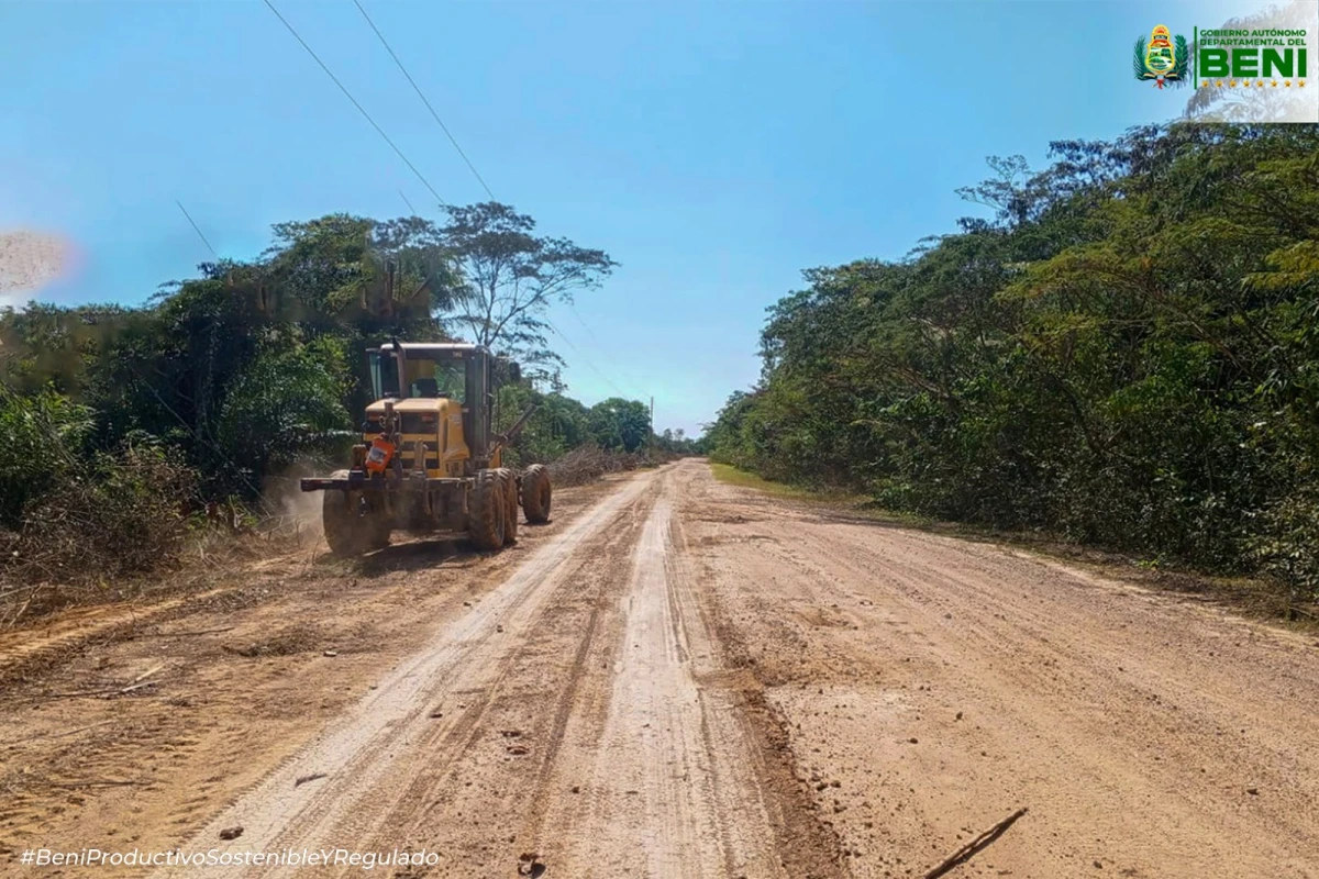 GOBERNACIÓN  AVANZA CON TRABAJOS DE MEJORAMIENTO VIAL EN EL TRAMO SACHO JERE–SAN LORENZO