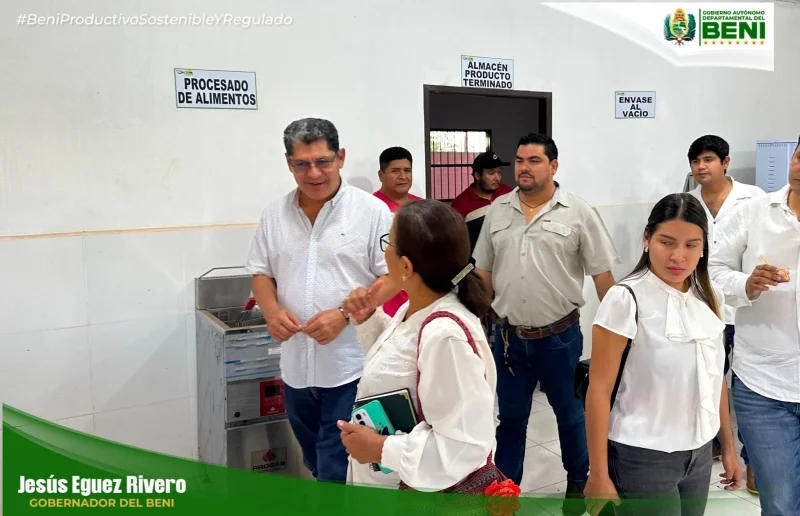 GOBERNADOR JESÚS EGÜEZ RECIBE PROYECTO PRODUCTIVO PARA FORTALECER EL DESARROLLO AMAZÓNICO EN RIBERALTA
