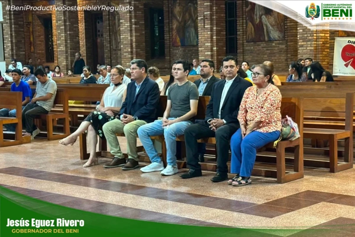 GOBERNADOR PARTICIPA EN LA MISA Y NOVENA EN HONOR A LA VIRGEN DEL CARMEN, PATRONA DE RIBERALTA