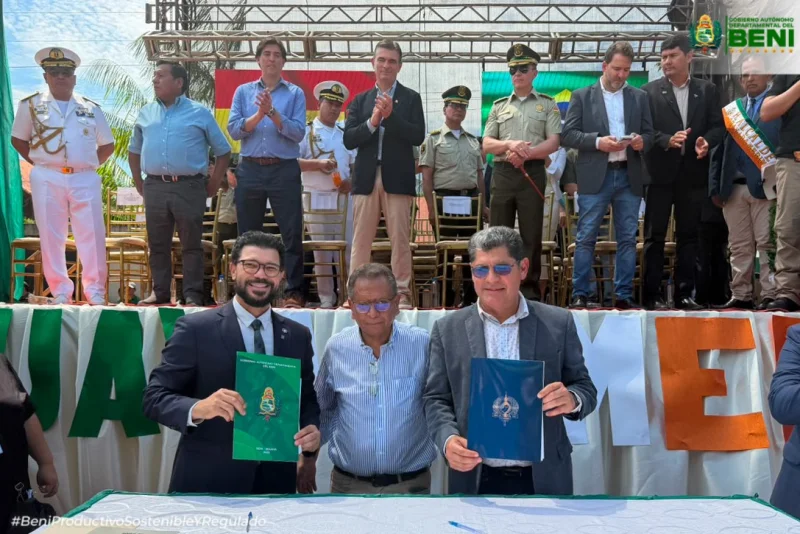 GOBERNACIÓN DEL BENI Y RONDÔNIA DAN UN PASO HISTÓRICO CON UNA AGENDA ESTRATÉGICA PARA LA INTEGRACIÓN BOLIVIA–BRASIL