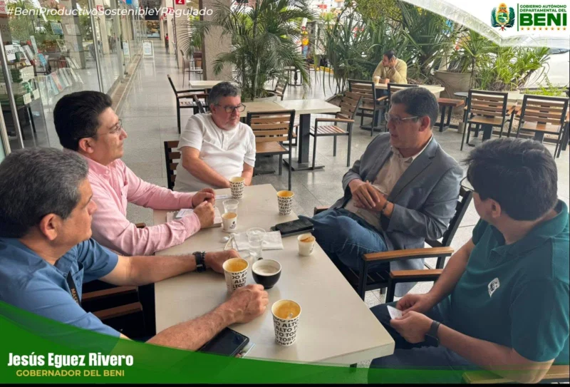 GOBERNADOR DEL BENI SE REÚNE CON LA WWF EN BUSCA DE ALIANZAS Y FINANCIAMIENTO PARA EL DESARROLLO SOSTENIBLE