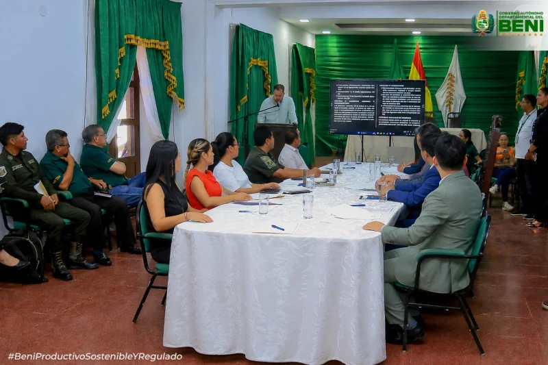 PRIMERA SESIÓN DEL CONSEJO DEPARTAMENTAL DE SEGURIDAD CIUDADANA DEL BENI   
