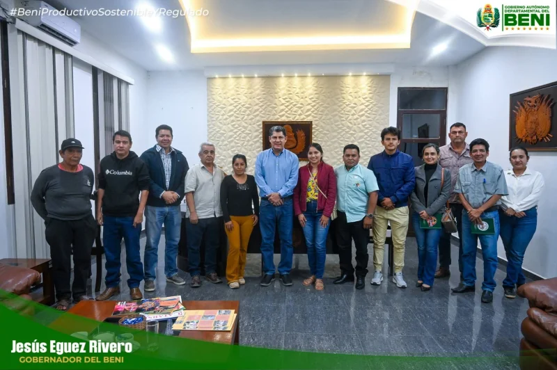 GOBERNACIÓN DEL BENI FORTALECE COORDINACIÓN CON MONTECRISTO DEL TIQUÍN PARA IMPULSAR EL DESARROLLO PRODUCTIVO Y LA INTEGRACIÓN VIAL