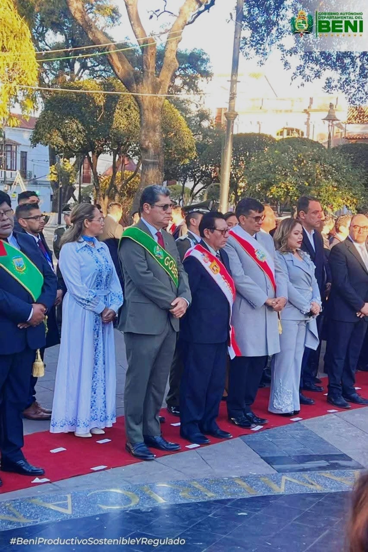 GOBERNADOR JESÚS EGÜEZ RIVERO PARTICIPÓ EN LOS ACTOS CENTRALES POR LOS 201 AÑOS DE LA INDEPENDENCIA DE BOLIVIA EN SUCRE