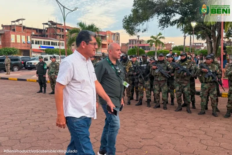 GOBERNACIÓN DEL BENI ULTIMA DETALLES PARA LA LLEGADA DE AUTORIDADES DE BOLIVIA Y BRASIL A GUAYARAMERÍN