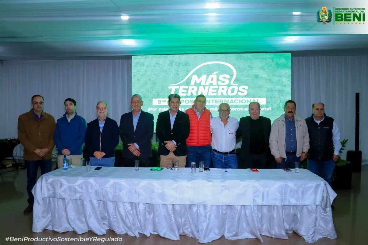 GOBERNADOR DEL BENI INAUGURA EL 9NO. SIMPOSIO INTERNACIONAL “MÁS TERNEROS” PARA CONSTRUIR UN BENI PRODUCTIVO